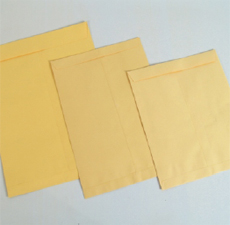 YELLOW LAMINATED ENVELOPES 